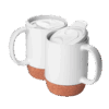 Taza de corcho tapa blanca Taza de corcho personalizada