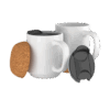 Taza de corcho tapa negra Taza de corcho personalizada