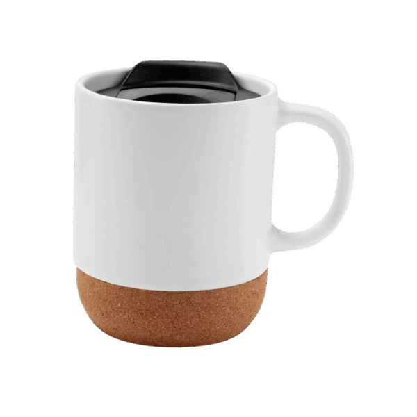 Taza de corcho tapa negra Taza de corcho personalizada