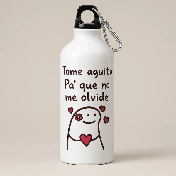 Termo caramañola blanco Termo - Caramañola Personalizado Blanco