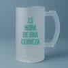 Jarra cervecera glasada personalizada